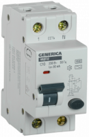 Автоматический выключатель дифференциального тока IEK GENERICA С10